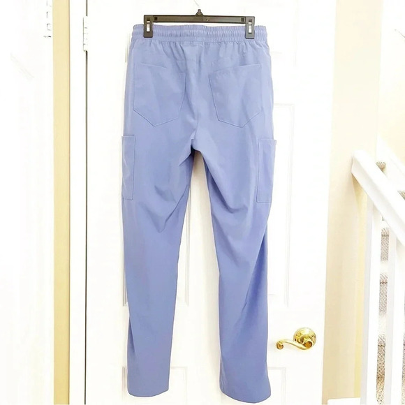 Jaanuu Slim Leg Style J85001 Semi-fitted Cargo Pocket Scrub Pants Men’s Medium - Picture 8 of 11